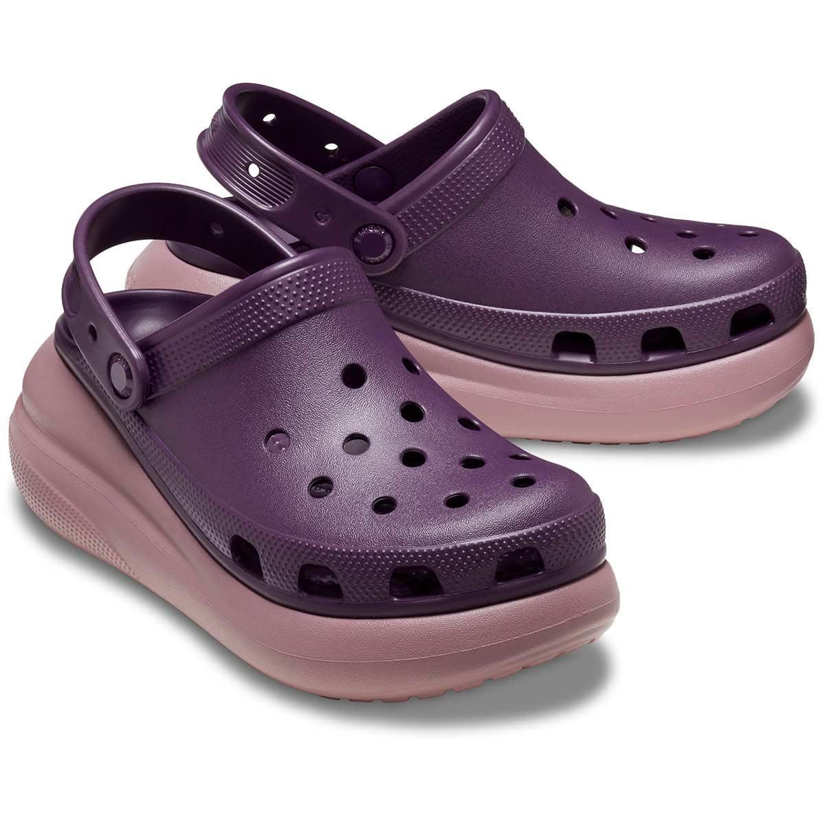 Сабо женские Crocs Classic Crush Clog M7W9 р. 39/40 25 см Dark Iris/Multi (207521-5AT) - фото 3 Сабо женские Crocs Classic Crush Clog M7W9 р. 39/40 25 см Dark Iris/Multi (207521-5AT) - фото 3
