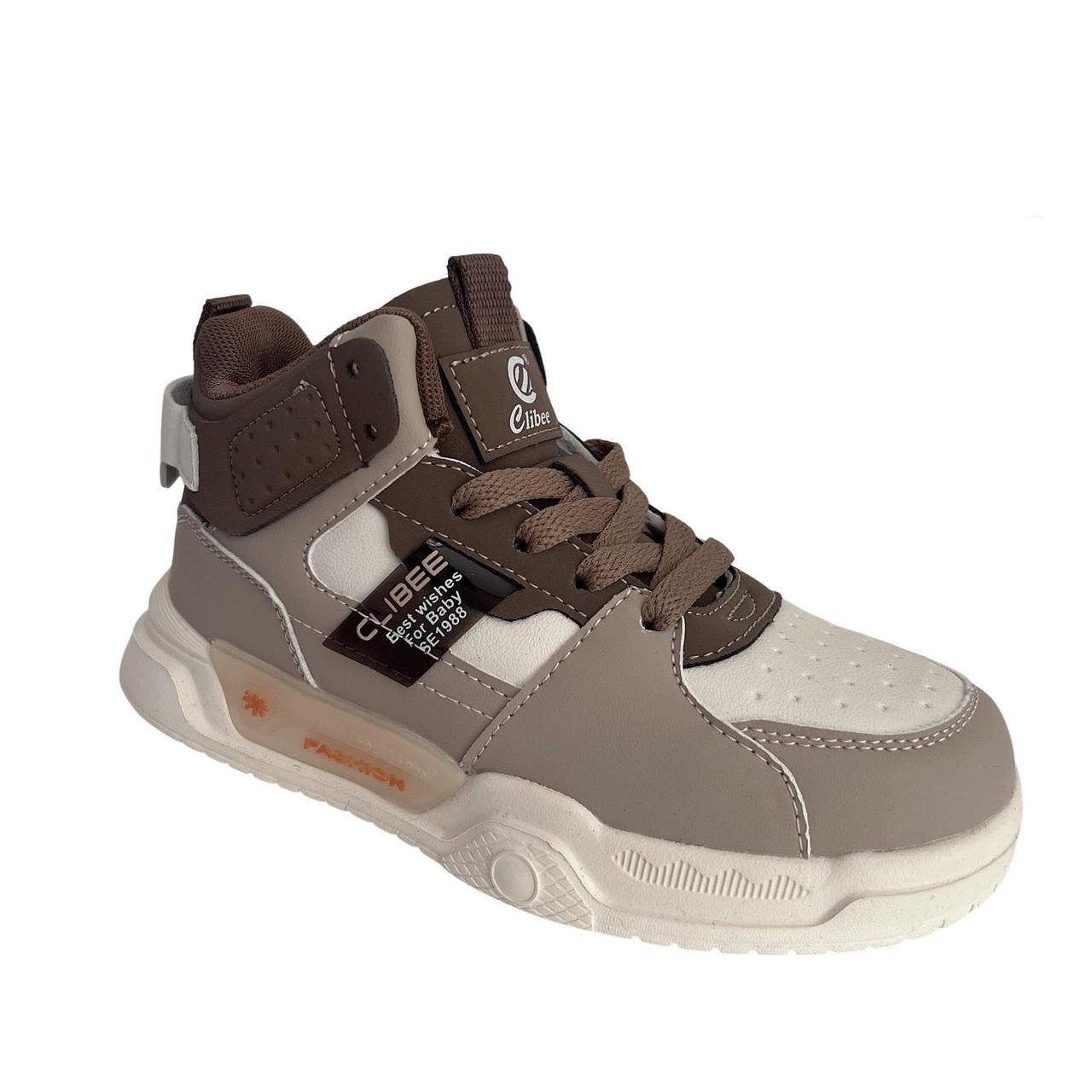 Ботинки демисезонные для мальчиков Clibee EC29696/32 р. 32 Коричневый