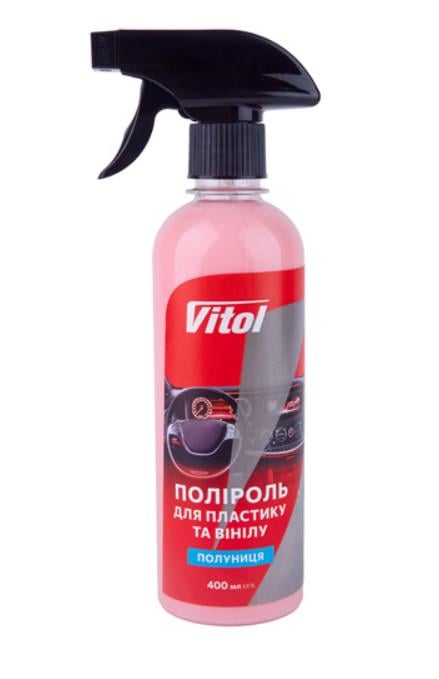 Полироль для пластика и винила Vitol 400 мл