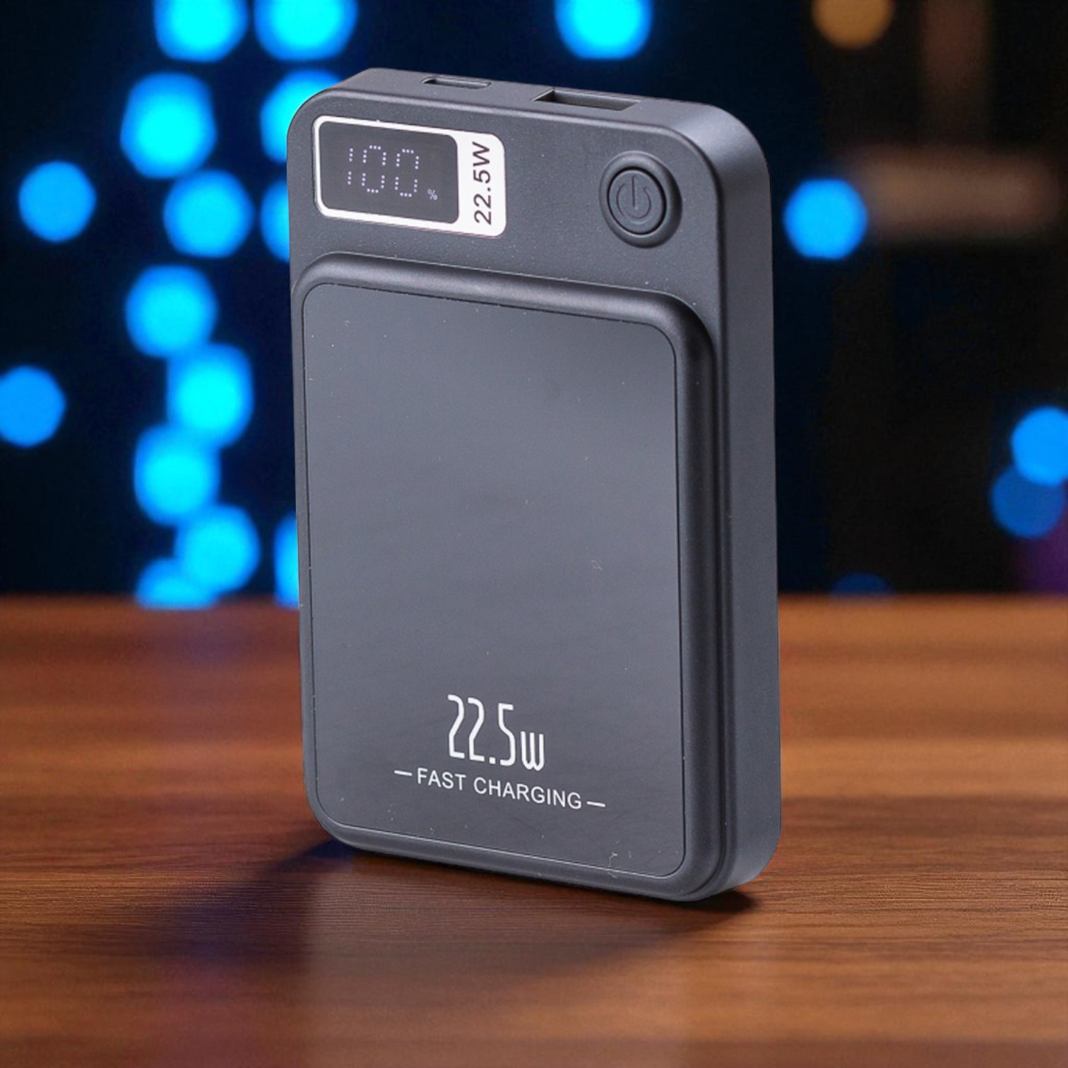 Повербанк для смартфона Smart X зі швидкою бездротовою зарядкою 22,5 Вт 5000 mAh Type-C/USB-A Чорний (b-X105) - фото 5