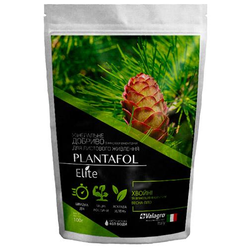 Удобрение комплексное минеральное для хвойных и вечнозеленых Valagro Plantafol Elite NPK 20.20.20 весна-лето 100 г