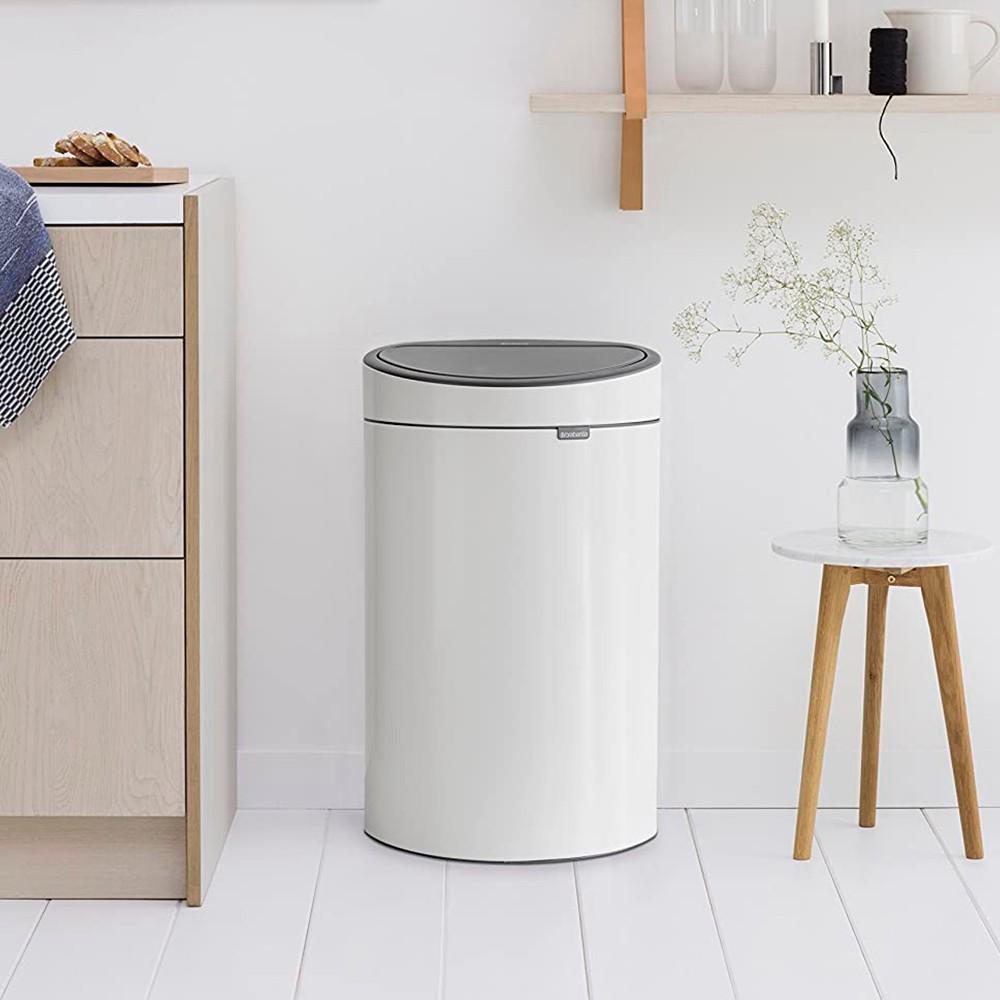 Бак для мусора Brabantia Touch Bin 40 л Белый (114984) - фото 6