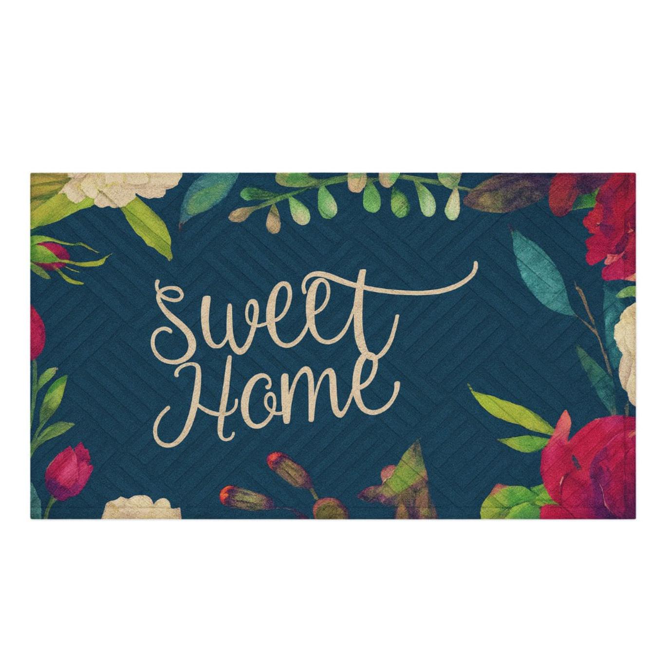 Коврик придверный Sweet home 45x75 см Blue (125064)