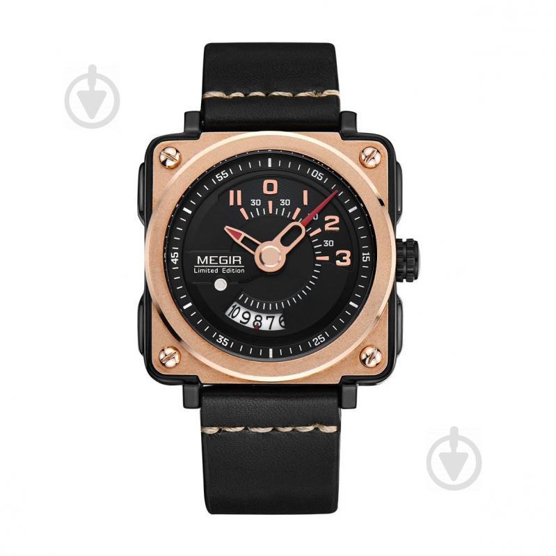 Часы Megir MG2040 Gold Black (ML2040G-REBK-1N0)