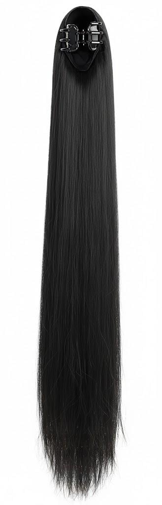 Шиньйон накладний хвіст на шпильці Didaka Брюнетка 50 см (T0000973-1)