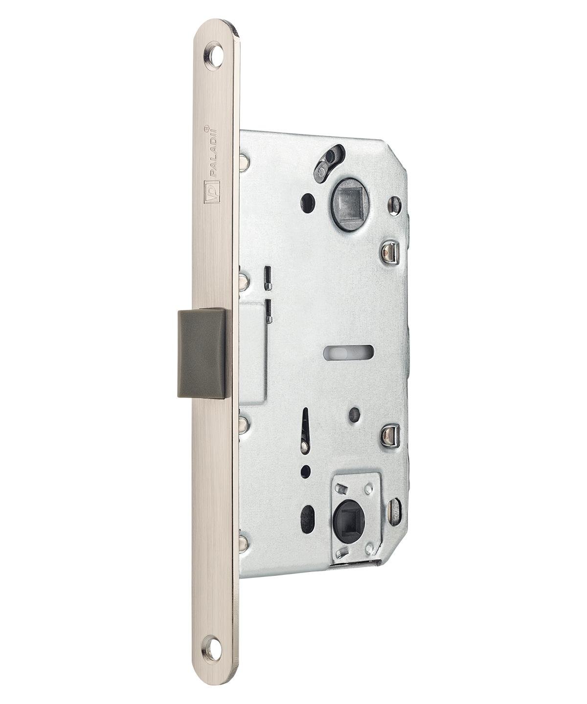 Защелка врезная кевларовая Paladii под фиксатор 96х50 SN Сатин (ПМ037) - фото 1 Защелка врезная кевларовая Paladii под фиксатор 96х50 SN Сатин (ПМ037) - фото 1