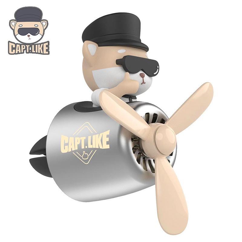 Ароматизатор с лопастями в машину на вентиляционную решетку многоразовый освежитель воздуха для авто Capt.Like / медведь пилот - фото 10 Ароматизатор с лопастями в машину на вентиляционную решетку многоразовый освежитель воздуха для авто Capt.Like / медведь пилот - фото 10