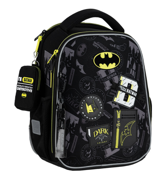 Школьный рюкзак каркасный KITE Education DC Batman DC25-555S (4063276197962)