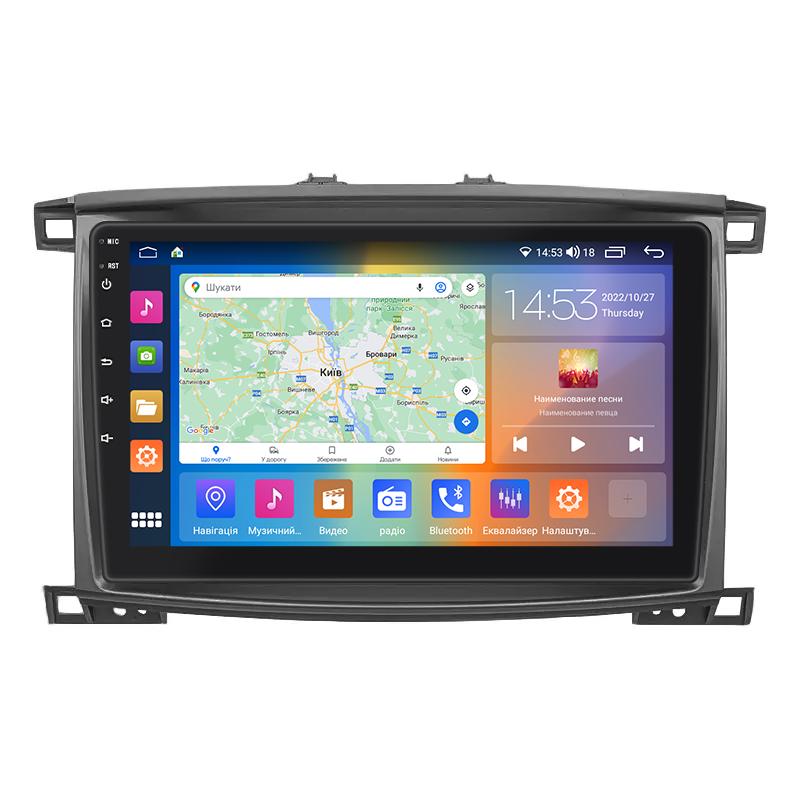 Штатная магнитола 10" Lesko для Toyota Land Cruiser 100 Series Рестайлинг 2 2005-2007 2/32Gb CP 4G GPS Prime