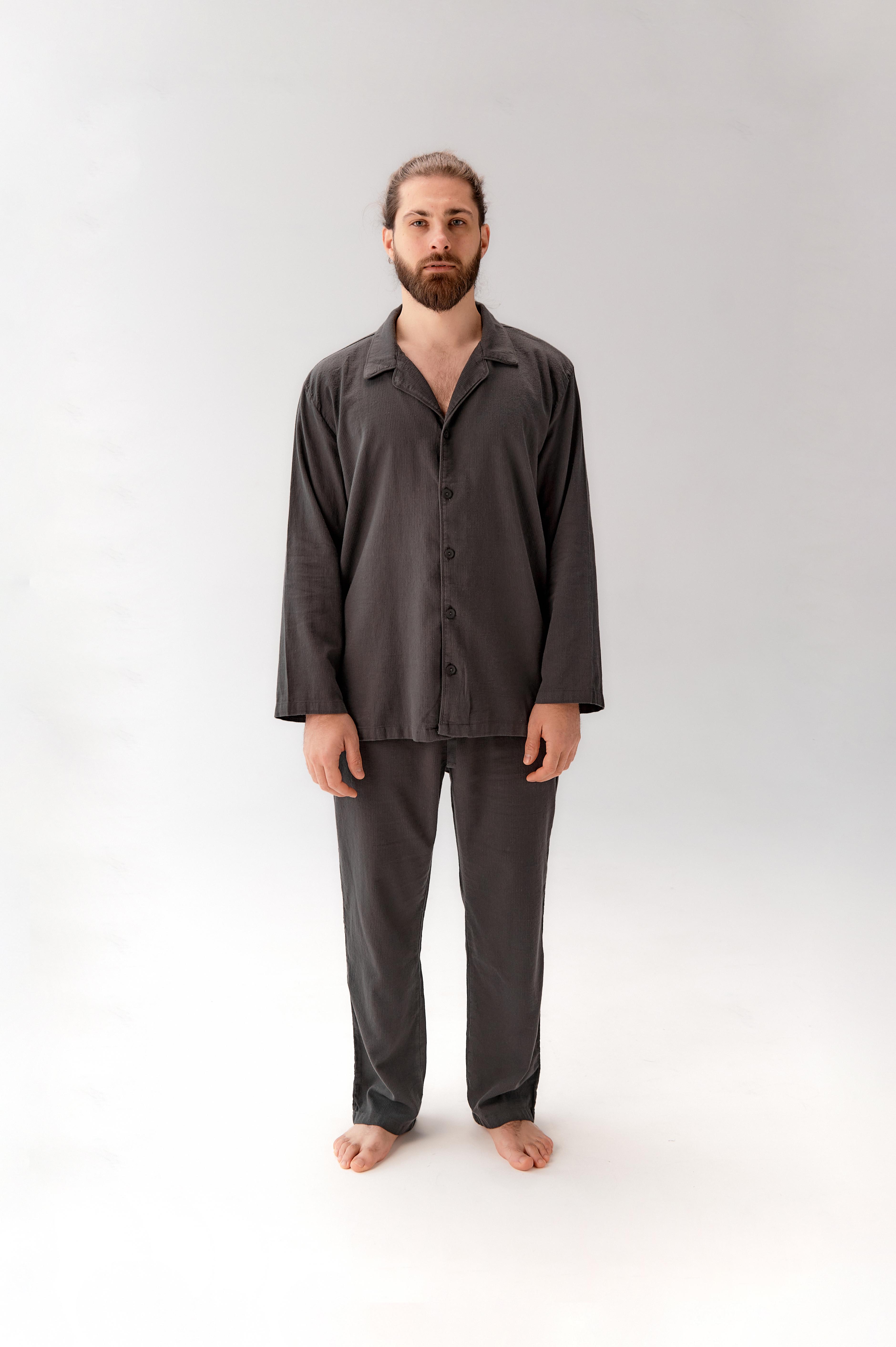 Пижама мужская Lotus Home Porta XL Антрацит (26843085)