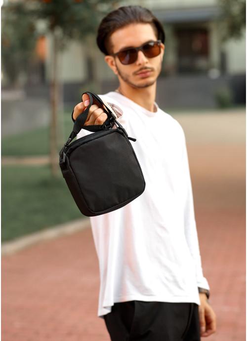 Мужская сумка-мессенджер Sambag тканевая через плечо Черный (900017617) - фото 5 Мужская сумка-мессенджер Sambag тканевая через плечо Черный (900017617) - фото 5