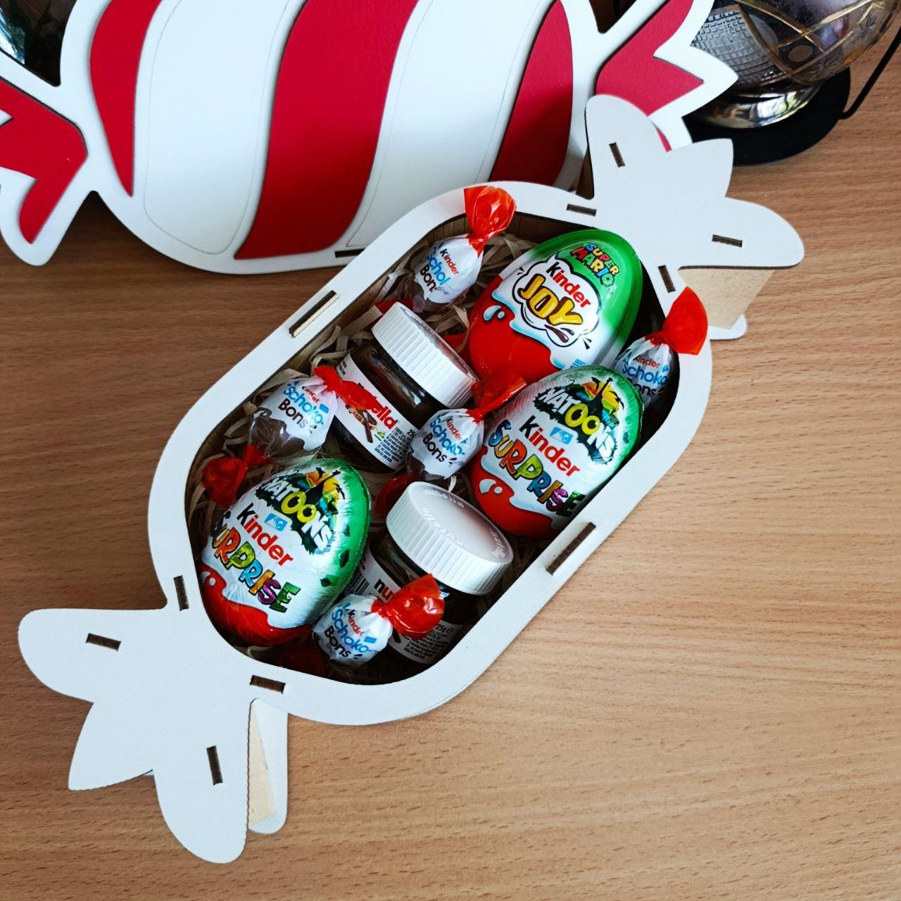 Бокс с сладостями для ребенка/девушки на день рождения/новый год/8 марта (ar267)