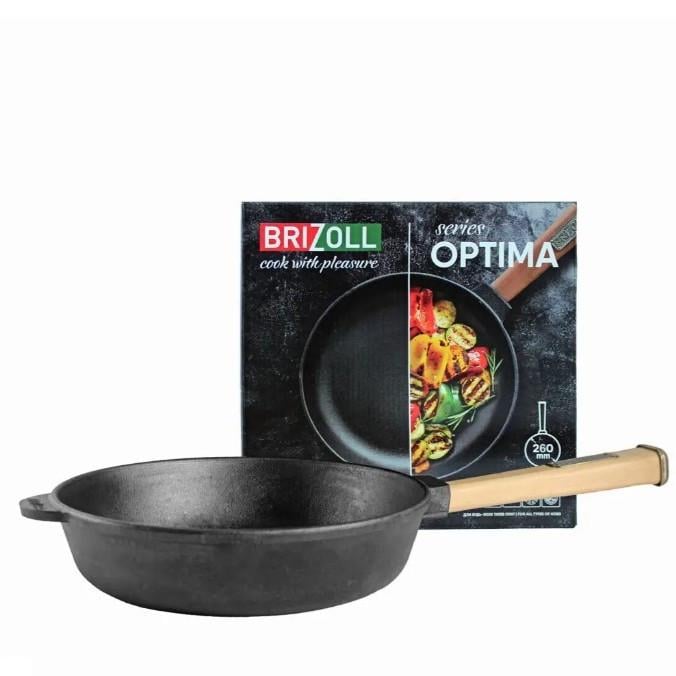 Пательня з великою і маленькою ручками 26 см (O2660-P)