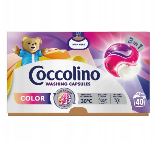 Капсулы для стирки цветной одежды Coccolino Care Color 3in1 40шт (26235764)