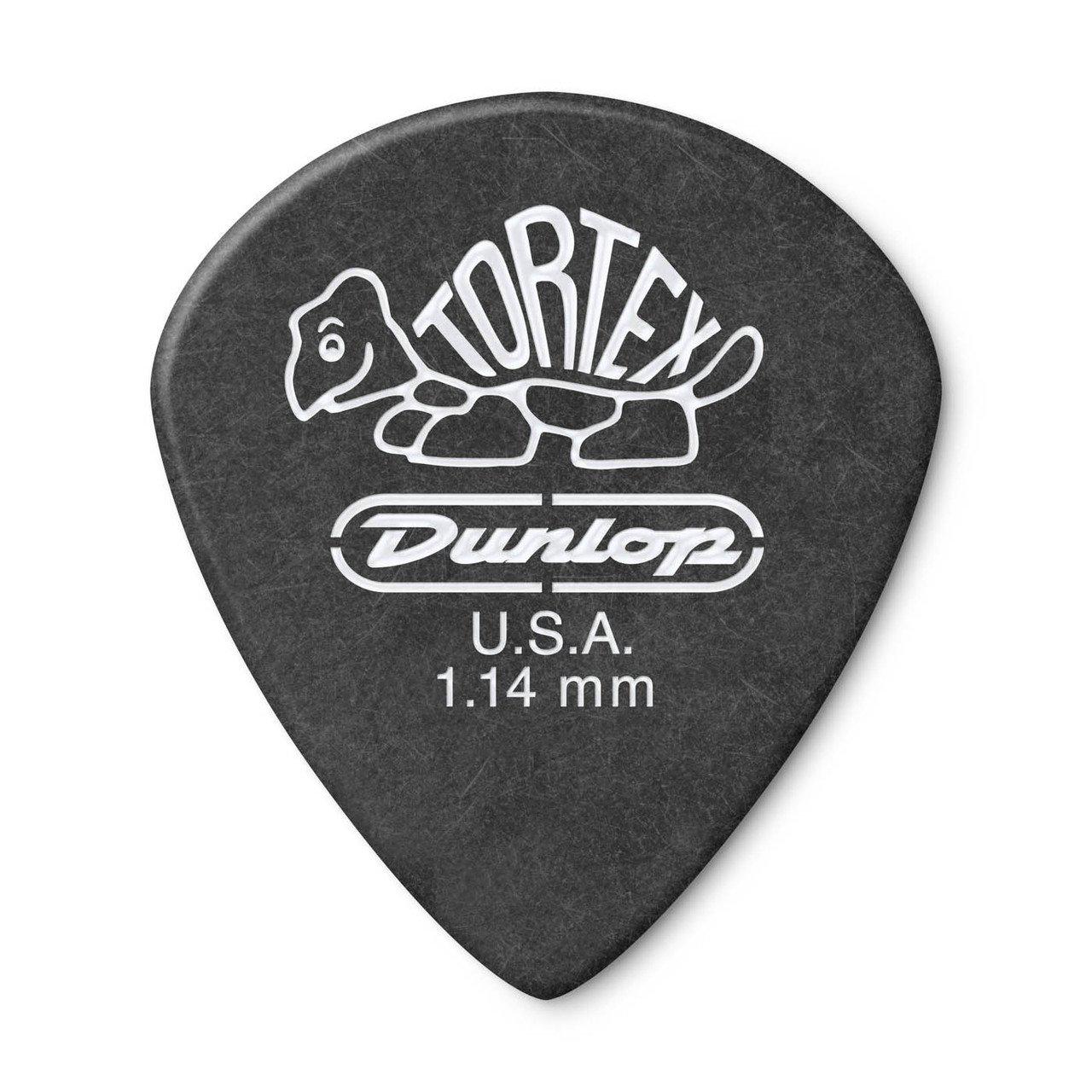 Медіатор Dunlop 482P1.14 Tortex Pitch Black Jazz III 1,14 мм 12 шт. (125385)