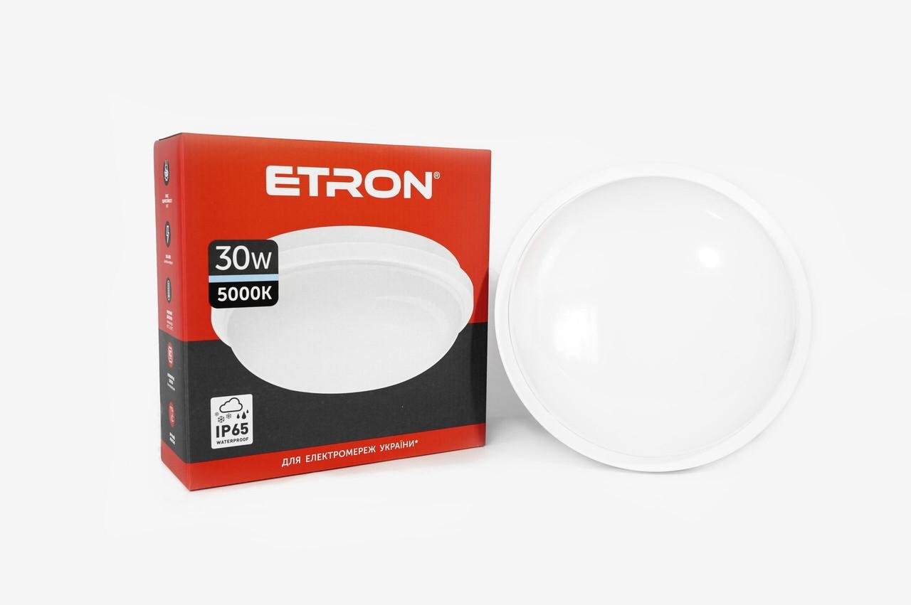 Светильник светодиодный ETRON Communal 1-EСP-511-C circle 30 W 5000 K IP65 (1-ECP-511-C)