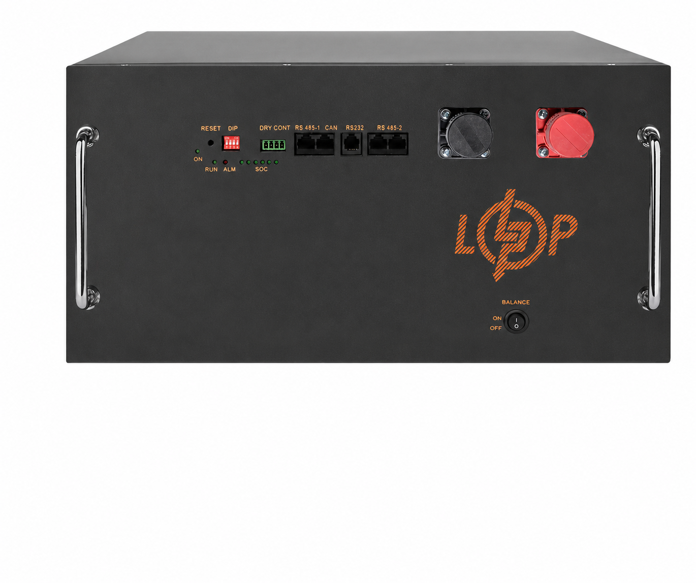 Акумулятор LP LiFePO4 51,2 V-150 Ah 7680 Wh BMS JK 150 А/100 А RM RS485/CAN BL