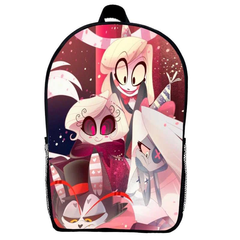 Школьный рюкзак Hazbin Hotel 05 39х27х14 см 14 л Черный (2356728222)