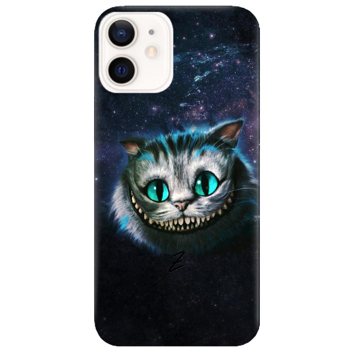 Силиконовый чехол Zorrov для Apple iPhone 12 - Cheshire Cat (14070040085087015)