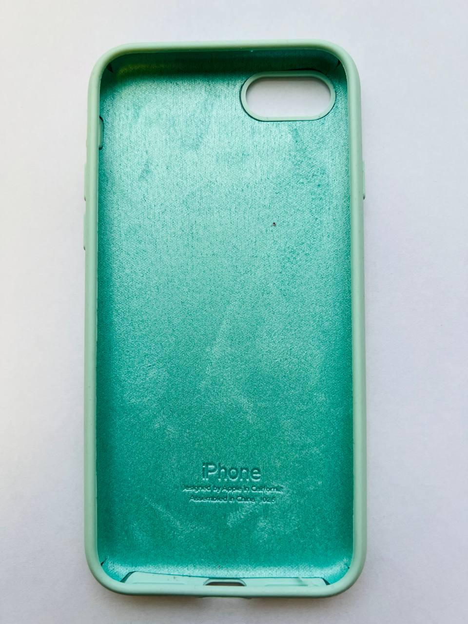 Чехол Silicone Case для Apple iPhone 7, 8 Gem Green - фото 2