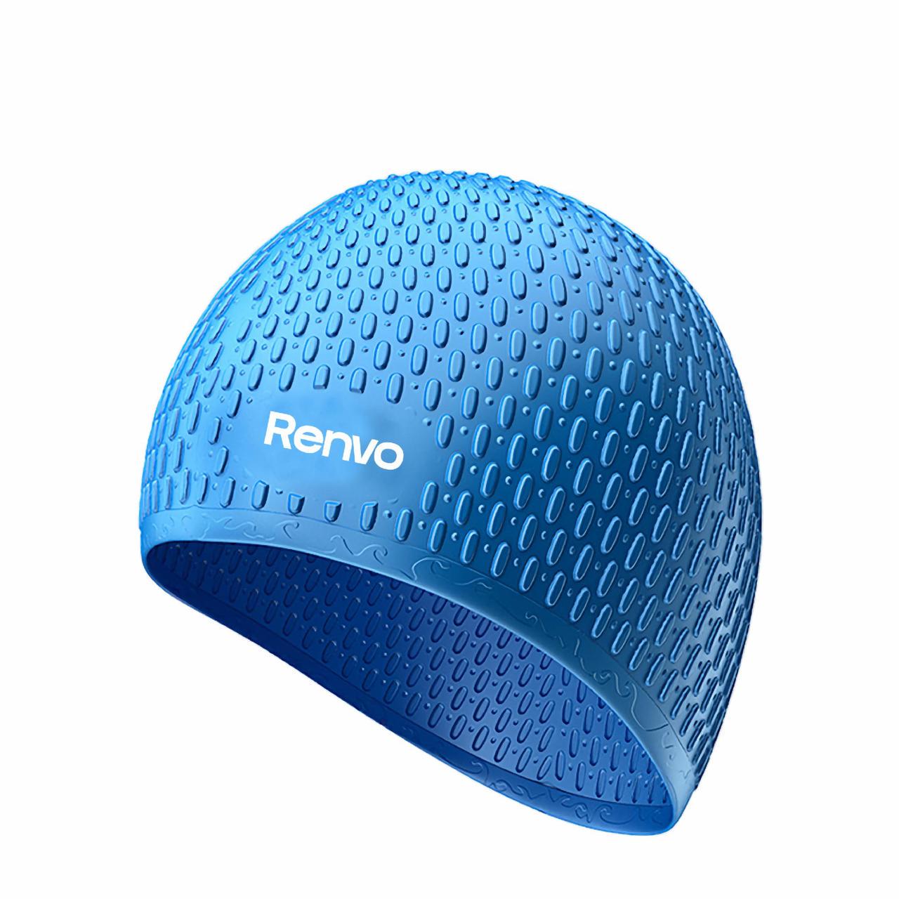 Шапочка для плавания для взрослых Renvo Garda OSFM Уни Синий (2SC1201-04) - фото 1