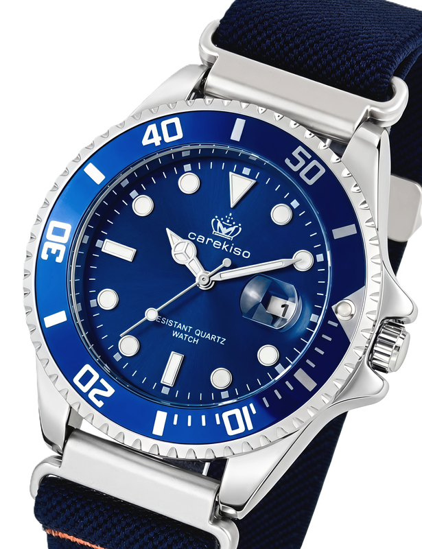 Наручний годинник Hemsut Zurich Carekiso Nylon Blue 2 ремінці Наручний годинник Hemsut Zurich Carekiso Nylon Blue 2 ремінці