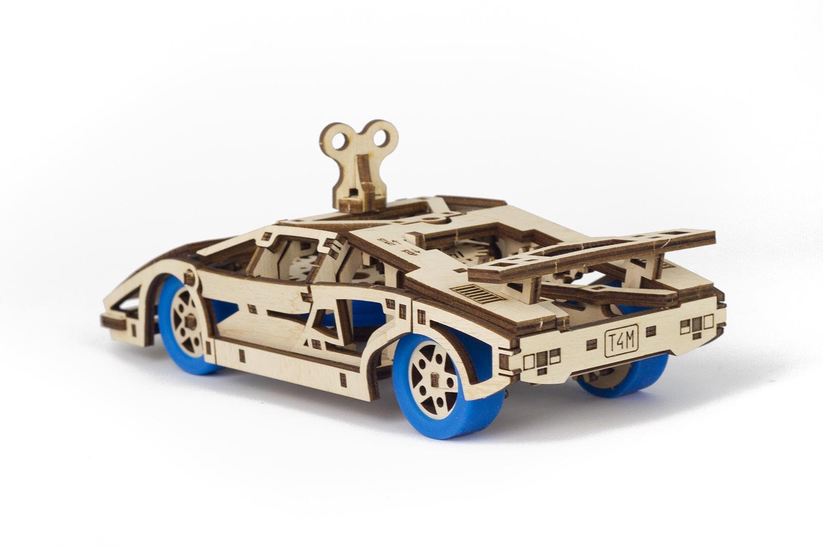 Конструктор механічний 3D Time for Machine Raging Bull автомобіль Синій (T4M380304DBL) - фото 6 Конструктор механічний 3D Time for Machine Raging Bull автомобіль Синій (T4M380304DBL) - фото 6