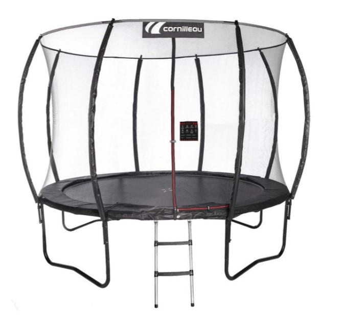 Батут із внутрішньою сіткою Cornilleau Springcare 366 см Чорний (3222763111237)