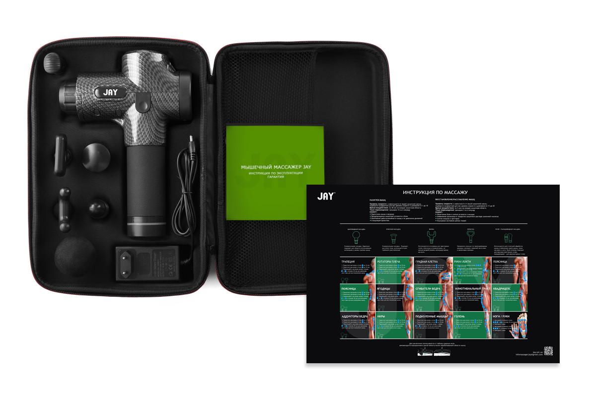 Ручний масажер Fascial Gun для тіла - фото 6 Ручний масажер Fascial Gun для тіла - фото 6