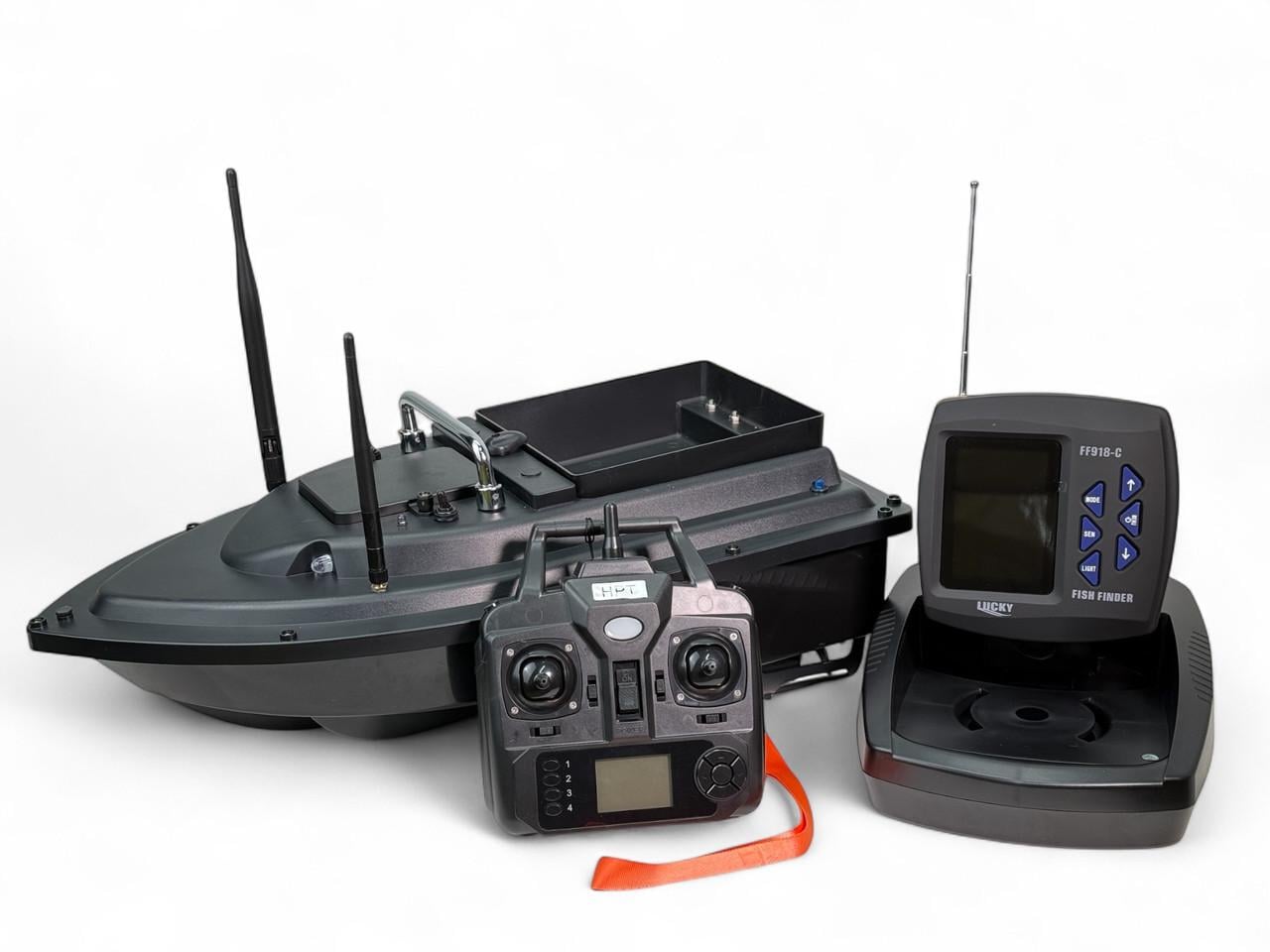 Короповий кораблик Lixada T16 1 бункер GPS автопілот з ехолотом Lucky FF918-C