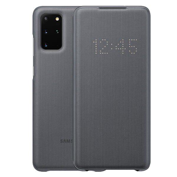 Смарт чехол книжка Samsung Galaxy S20 SM-G980 LED View Cover Серый