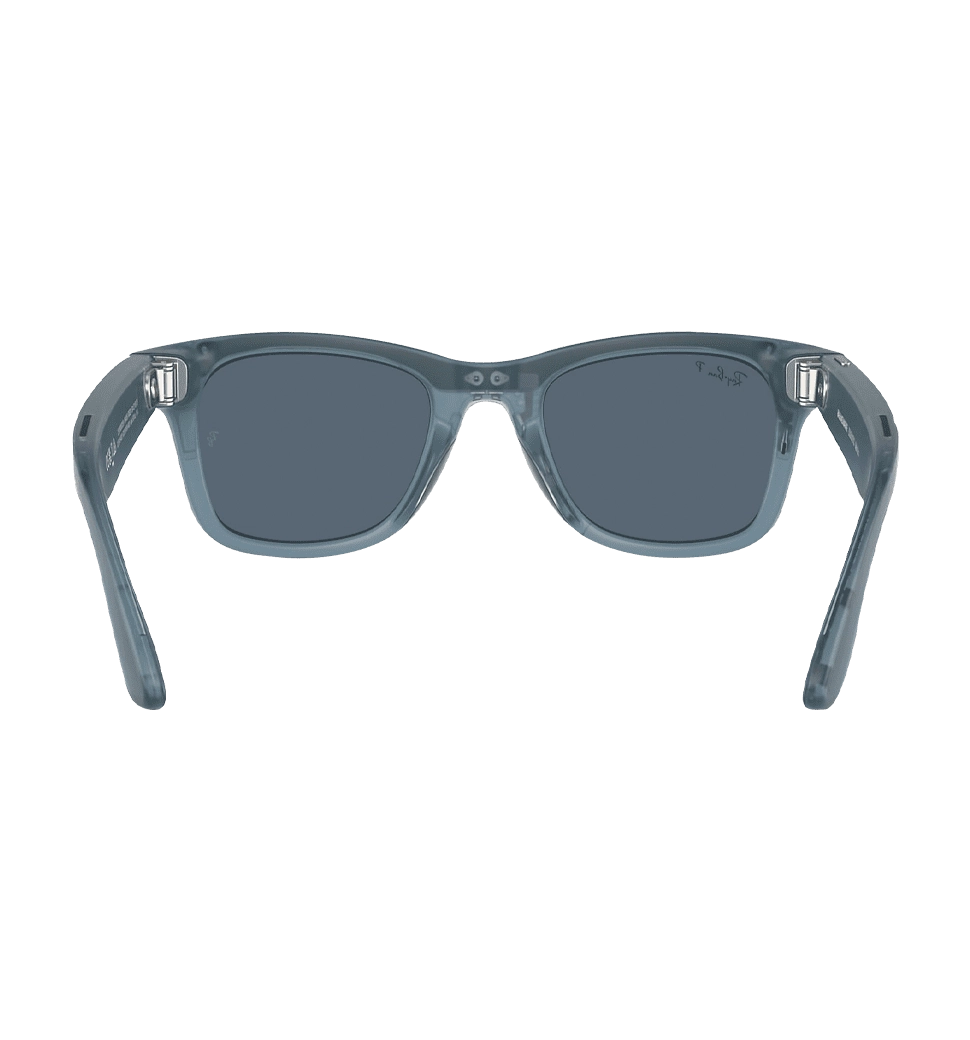 Смарт-очки Ray-Ban Meta Wayfarer Matte Jeans Frame Dusty Blue Lenses RW4006 67552V 50-22 - фото 2