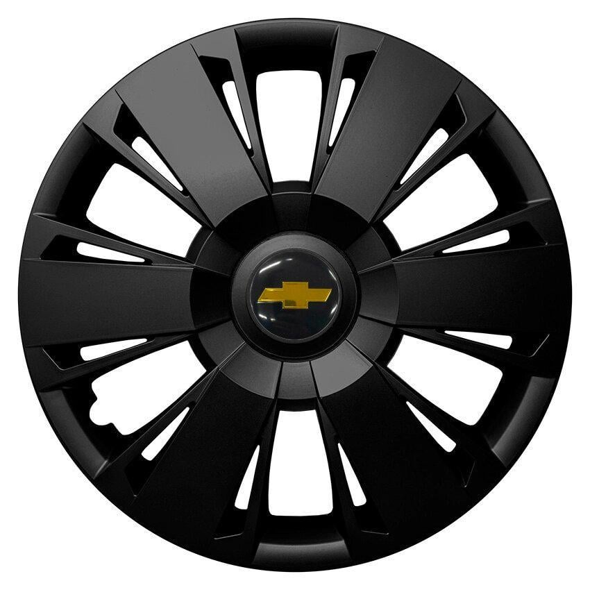 Комплект колпаков JAWOPLAST Omega R14 для Chevrolet 4 шт. Black (28435334)