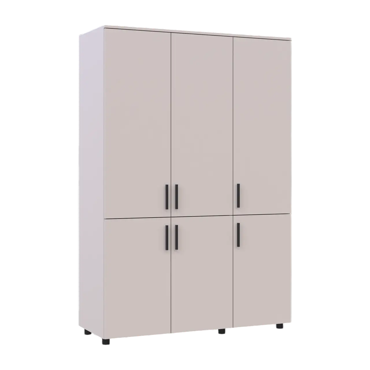 Шкаф для одежды Doros Торн 3 ДСП полки 135х51,6х200 см Кашемир (DRS-012058)