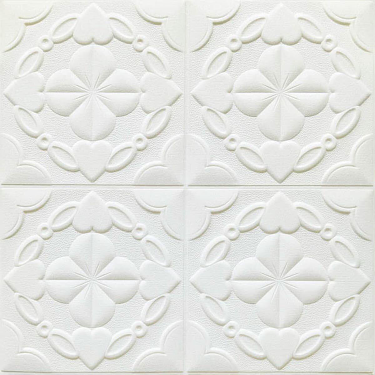 3D-панель самоклеящаяся декоративная настенно-потолочная 700x700x5 мм (3DPanda-0009)