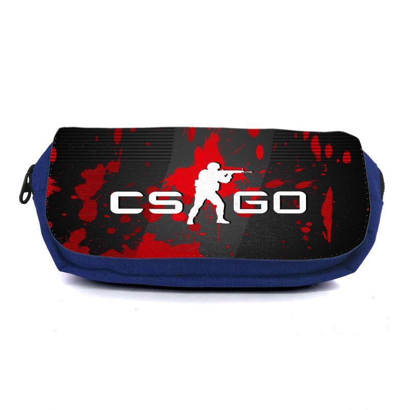 Пенал школьный Контр Забастовка CSGO-0014 Синий (1442383518)
