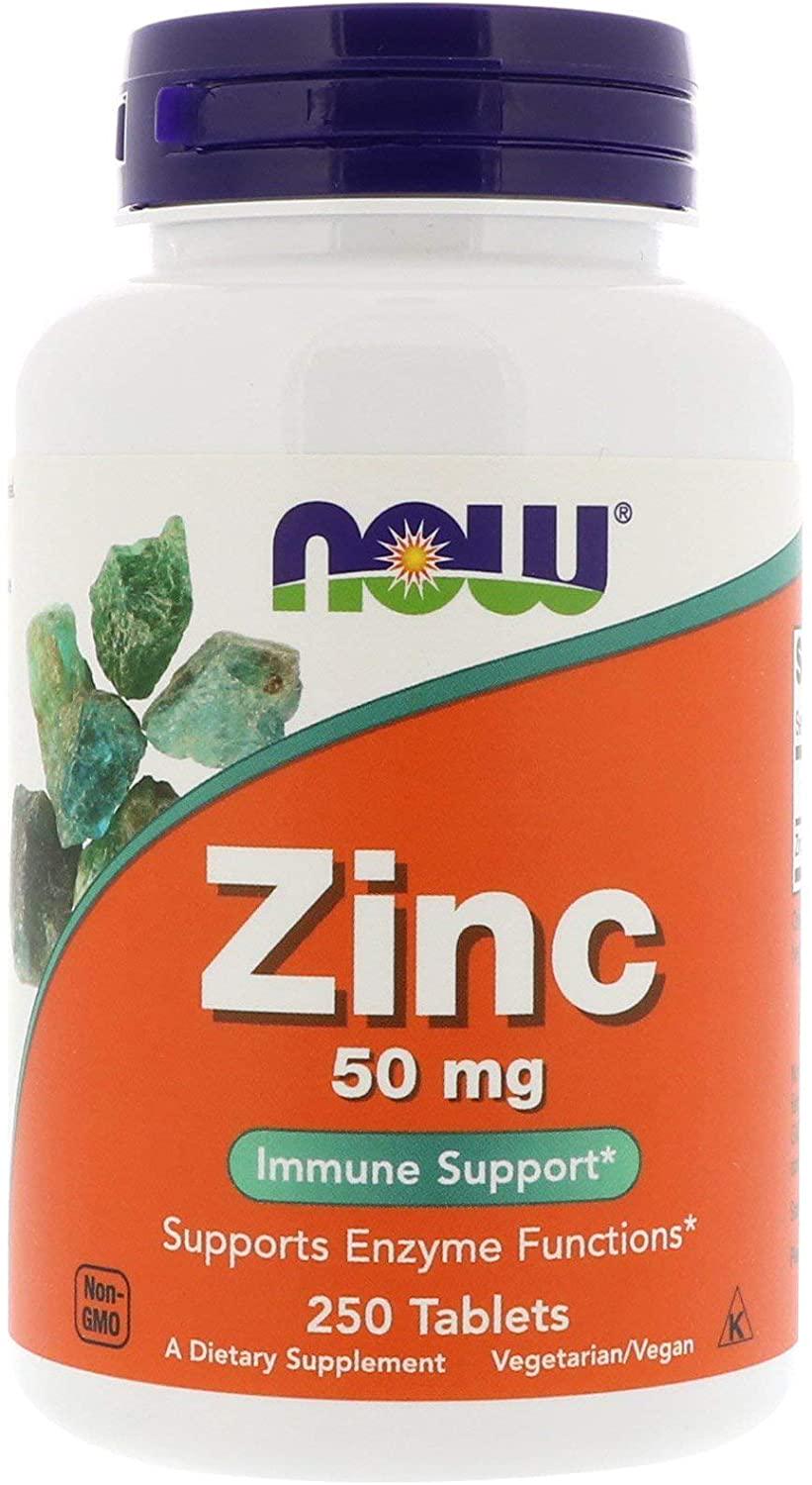 Цинк глюконат Now Zinc Gluconate 50 mg 250 tabs