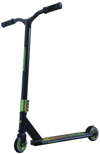 Самокат трюковый Schildkröt Kickless Forest Черно-зеленый (4000885104325)