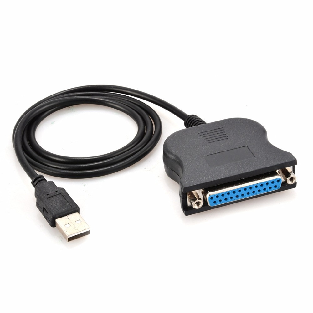 Переходник USB-LPT IEEE 1284 25 pin для подключения принтеров 0,8 м (YUT_V10836)