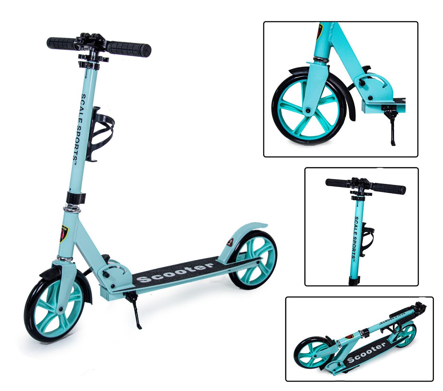 Самокат двухколесный Scale Sports SS-05 Tiffany складной Blue/Black (399352836) - фото 2 Самокат двухколесный Scale Sports SS-05 Tiffany складной Blue/Black (399352836) - фото 2