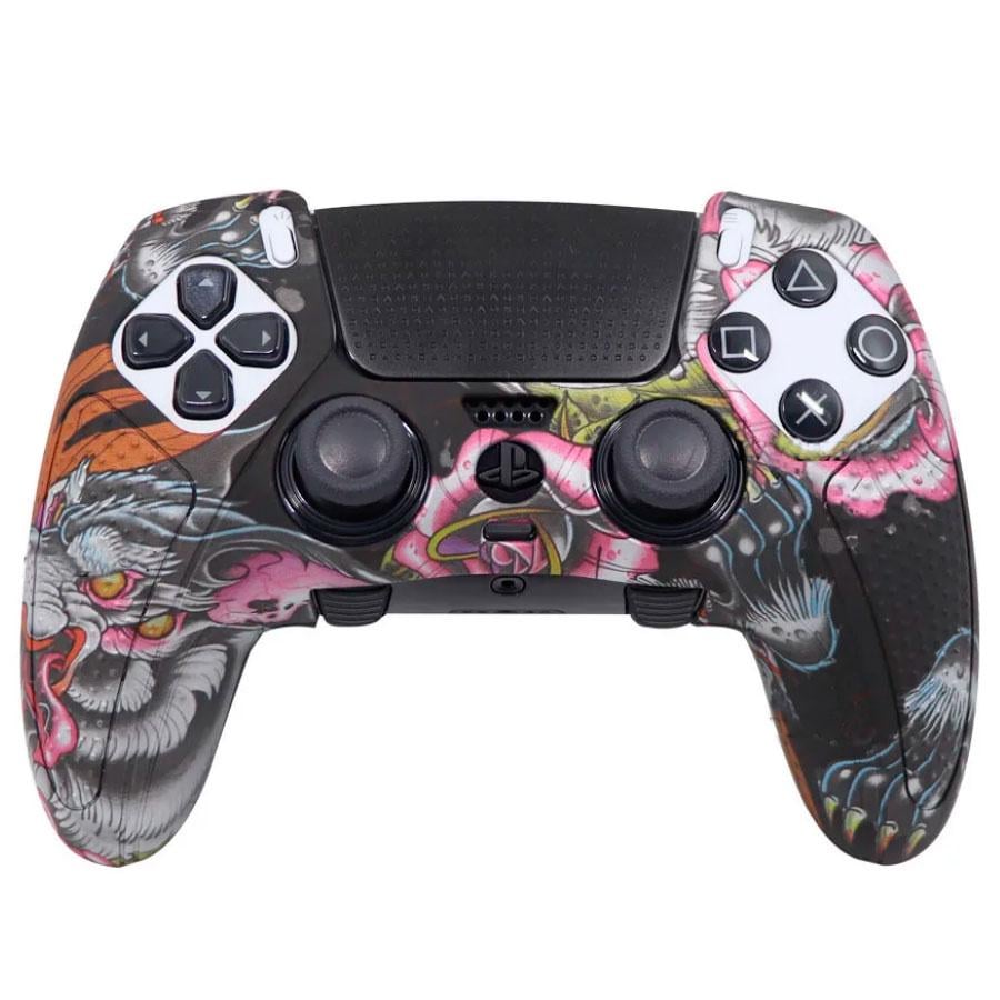 Чехол для геймпада силиконовый PS5 Dualsense Edge Black Dragon (HS-4500331)