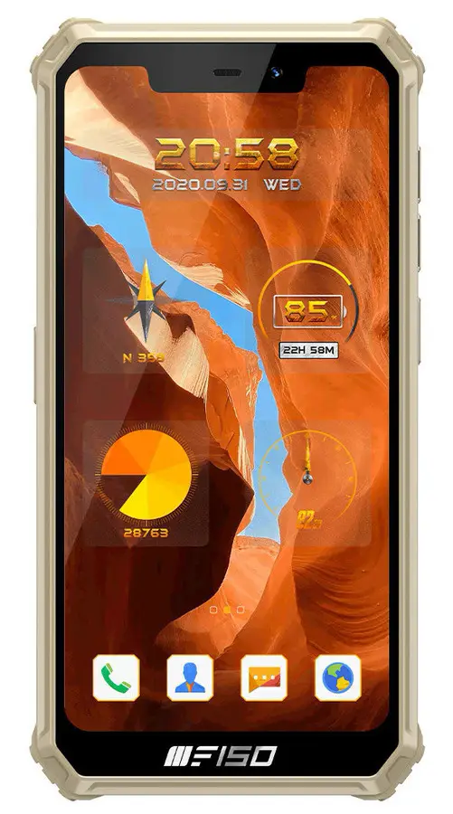 Смартфон захищений OUKITEL F150 B2021 6/64 Gb 8000 мАг Sahara