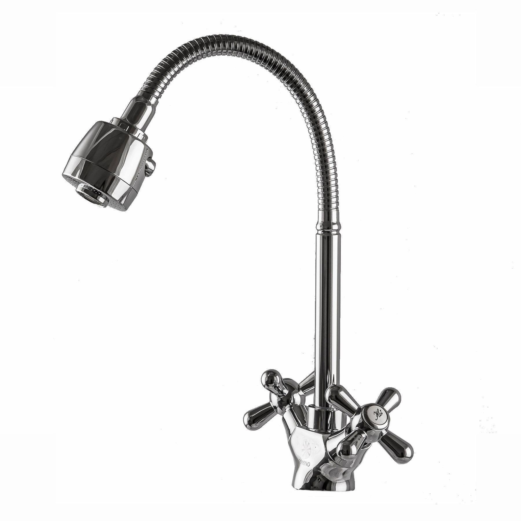 Кран на кухню DOMINO Хром (17655)