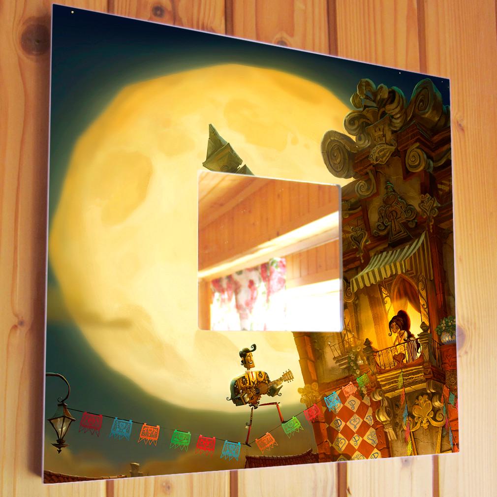 Зеркало декоративное Амиго Серенада Анимация 260х260 мм (M03724)