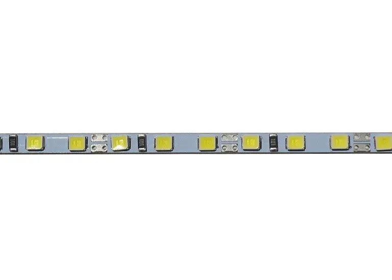 Світлодіодна лінійка LEDUA 2835-72LED IP20 6000K 12V 16W 1000х4 мм (23196834)