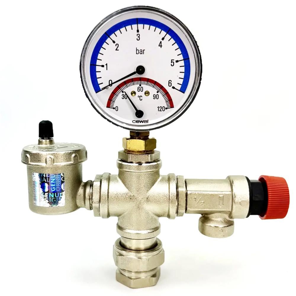 Группа безопасности котла Kvant Laboratory ITAP TMV-X15 1,5 bar с термоманометром 3/4-1" (31766135)