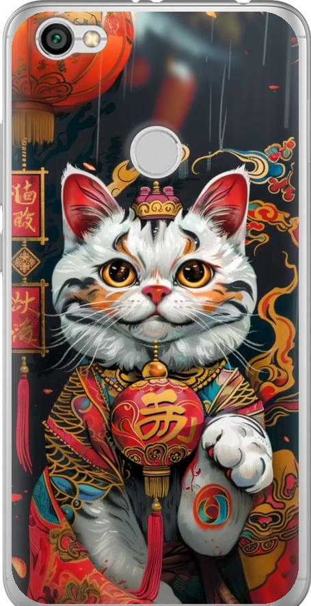 Чехол на Xiaomi Redmi Note 5A Prime China Cat v2 (6135u-1063-42517)