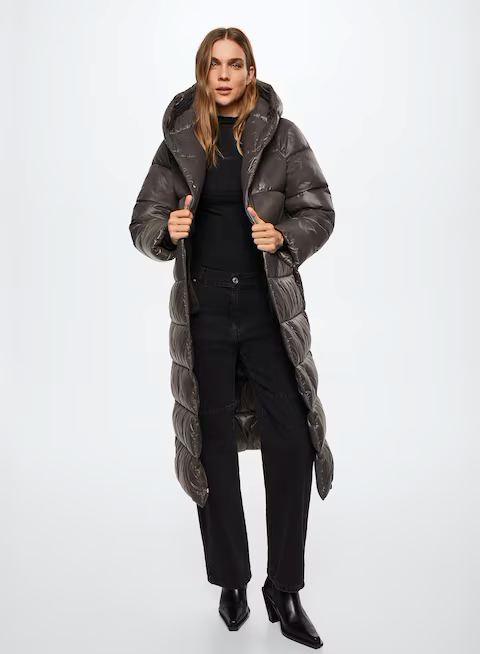 Пальто жіноче Mango 37029064 XS Коричневий (0002) - фото 7 Пальто жіноче Mango 37029064 XS Коричневий (0002) - фото 7