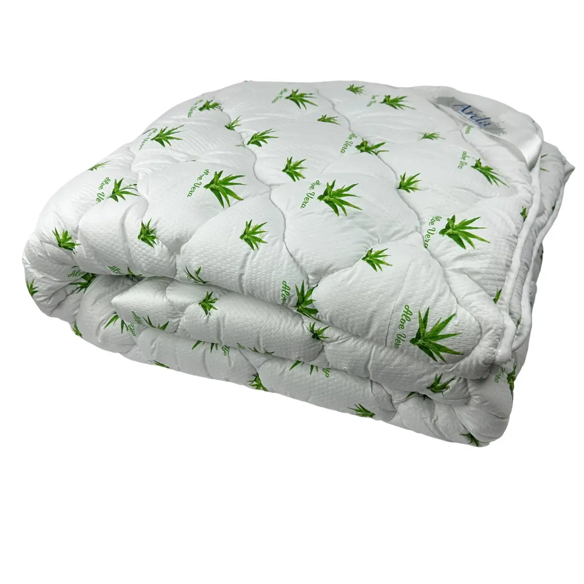 Одеяло полуторное закрытое Arda Aloe Vera 20328 150х210 см (8-6-4627140)