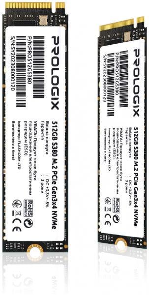 SSD-накопичувач PrologiX S380 512GB M.2 2280 PCIe 3.0 x4 NVMe TLC (PRO512GS380) - фото 3